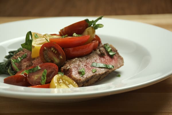 Sous vide steak tomato salad 2 Sous vide steak tomato salad 2