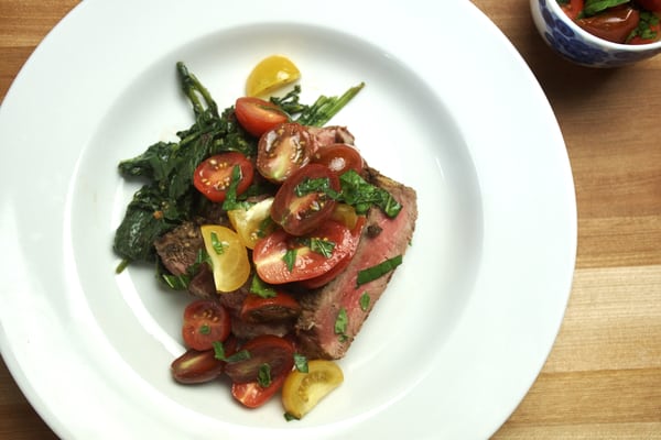 Sous vide steak tomato salad 6 Sous vide steak tomato salad 6