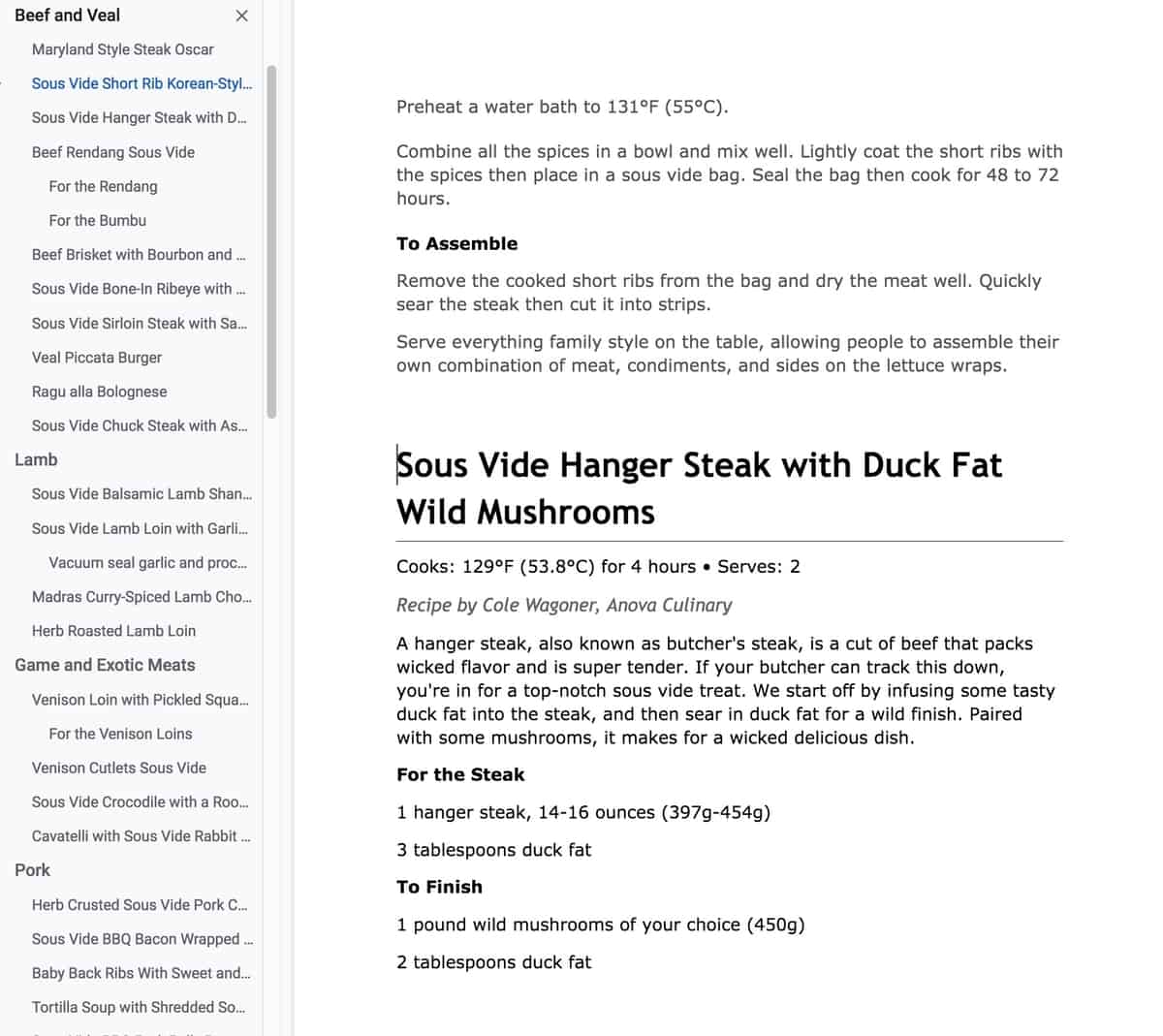 Book text sous vide champions Book text sous vide champions