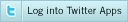 Log into Twitter Apps