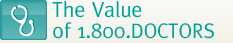 the value of 1.800.doctors