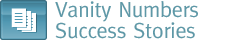 vanity numbers success stories
