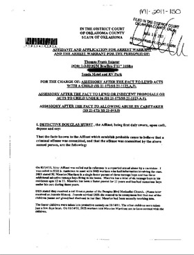 probable cause affidavit