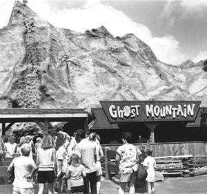 Frontier City has followed a Western theme, with train robberies, shootouts and park rides with names like Ghost Mountain, Silver Bullet and Steel Lasso.