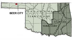 Beer City was a bustling and rowdy place for cowboys to visit in what would become the Oklahoma Panhandle.