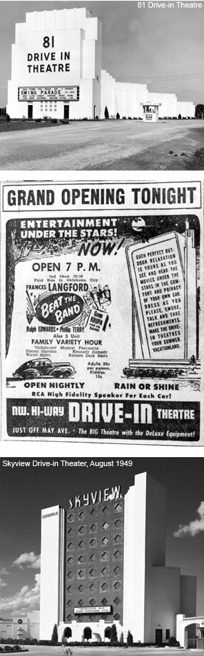 81 drive-in, skyview drive-in, sign for drive-in show