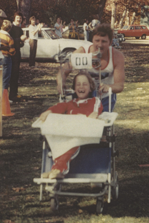 Rick and Dick Hoyt at their first marathon