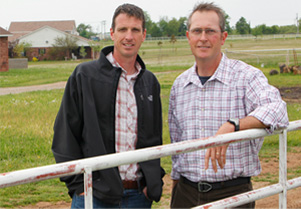 Todd Vinson and Derin Carr started Willow Springs Boys Ranch. Photo by David McDaniel, The OKlahoman