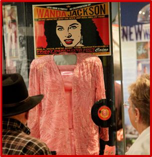 Wanda Jackson's exhibit at 'Another Hot Oklahoma Night'