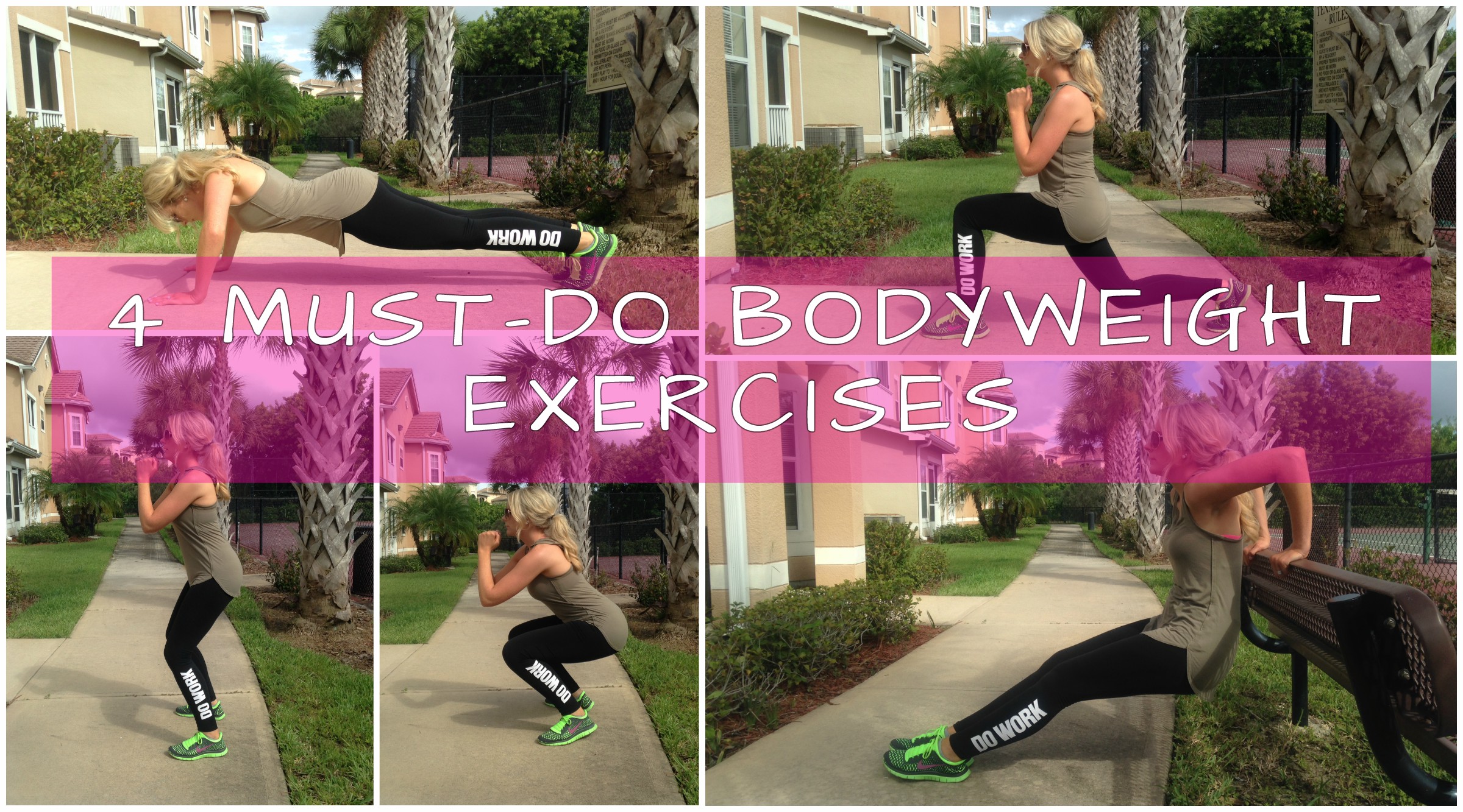 4 MustDo Bodyweight Exercises