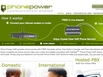 photo of the website for Phone Power Digital Phone Service