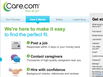 photo of the website for Care.com