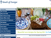photo of the website for Touch of Europe