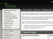 photo of the website for PremiumEcigarette