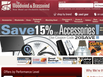photo of the website for Woodwind & Brasswind