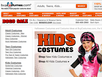 photo of the website for BuyCostumes.com