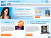photo of the website for The KARAOKE Channel
