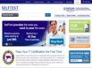 photo of the website for Kaplan SelfTest