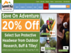 photo of the website for Summit Hut