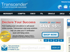 photo of the website for Transcender