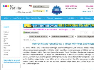 Shop at 123refills.net