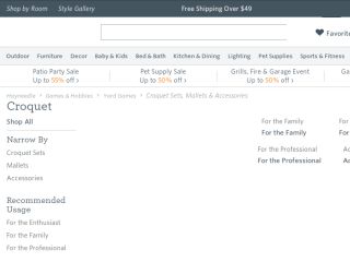 Shop at croquet.com