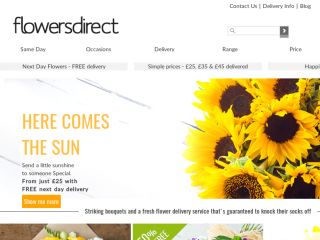 Shop at flowersdirect.co.uk