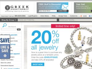 Shop at greekcreations.com