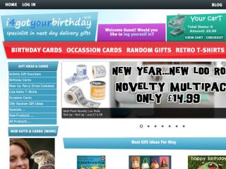 Shop at i4gotyourbirthday.co.uk