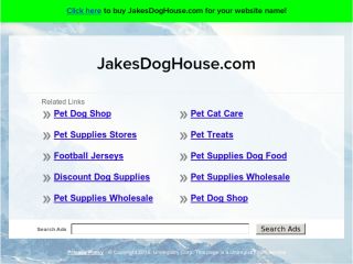 Shop at jakesdoghouse.com