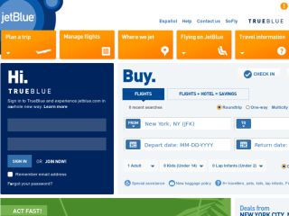 Shop at jetblue.com
