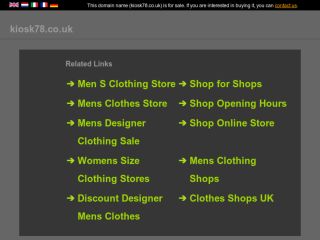 Shop at kiosk78.co.uk