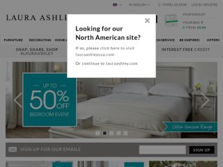 Shop at lauraashley.com