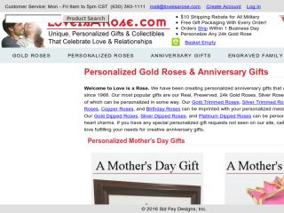 Shop at loveisarose.com