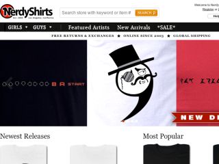 Shop at nerdyshirts.com