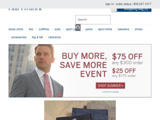Shop at paulfredrick.com