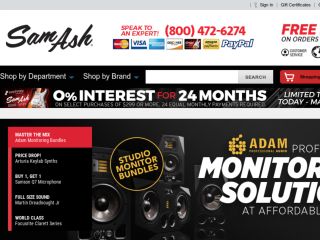Shop at samash.com