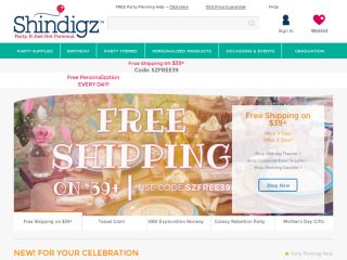 Shop at shindigz.com