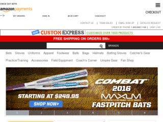 Shop at softball.com