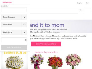 Shop at teleflora.com