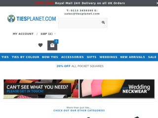Shop at tiesplanet.com