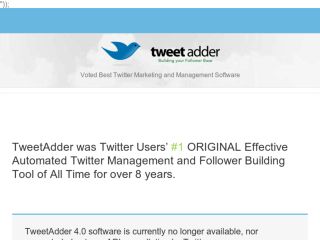 Shop at tweetadder.com