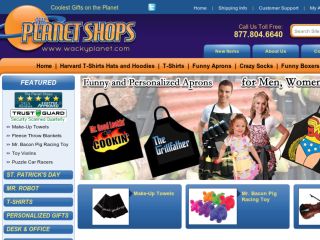 Shop at wackyplanet.com
