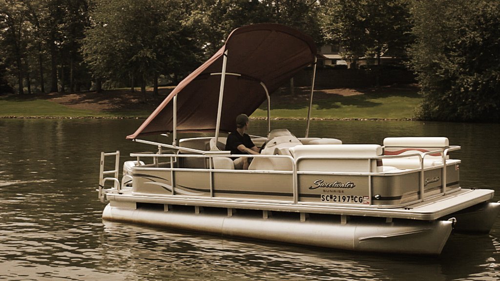 Pontoon PWRARM II Automatic Pontoon Bimini Tops