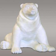 Bear - Brown - Large Sitting | Fiberglass Animal