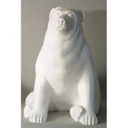 Bear - Brown - Midsize Sitting | Fiberglass Animal