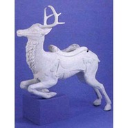 Carousel Reindeer - Leaping | Fiberglass Animal