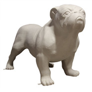 Dog - Bulldog - Large | Fiberglass Animal