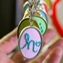 embroidered jewelry from craft fair