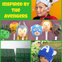 The Avengers Cake Pops
